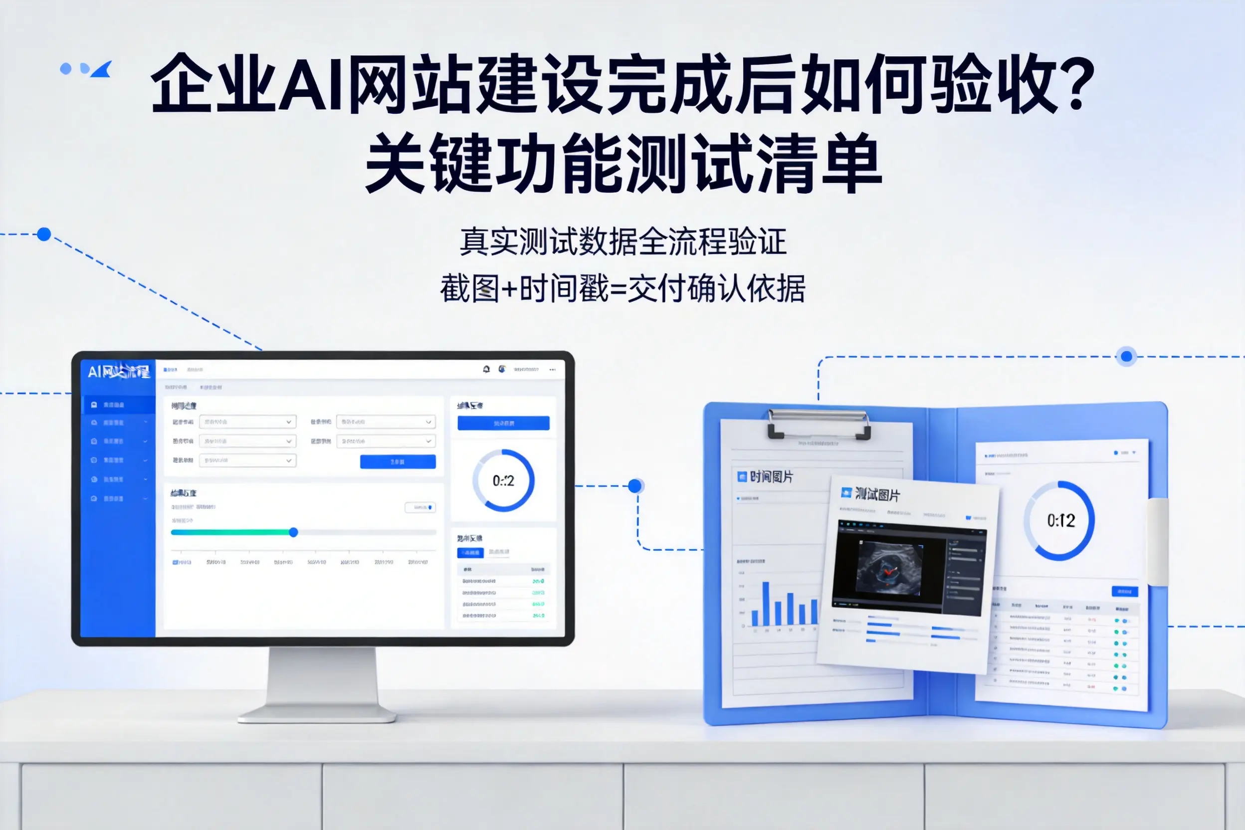 吉安企业AI网站建设完成后如何验收?关键功能测试清单