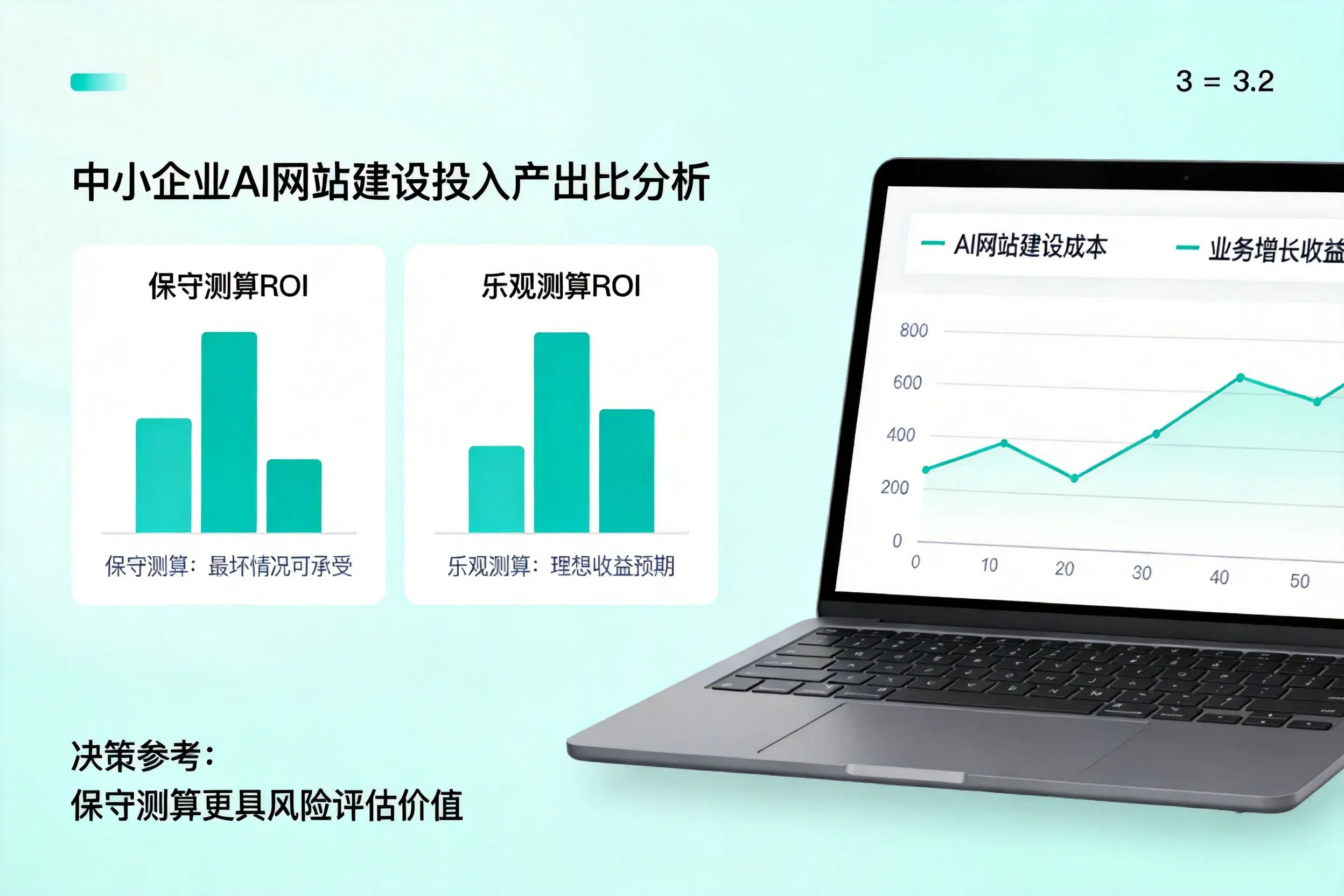 吉安中小企业AI网站建设投入产出比怎么算？先看这份分析
