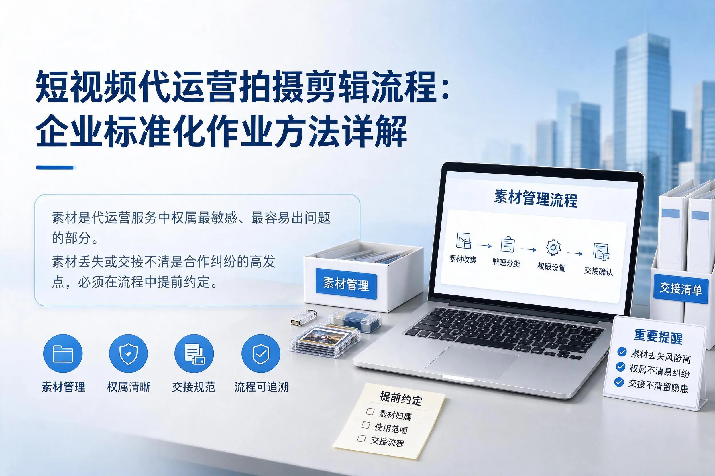 短视频代运营拍摄剪辑流程：吉安企业标准化作业方法详解
